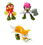 Набор фигурок Sonic Prime Sonic the Hedgehog Торн Роуз (Эми), Mangey (Тейлз) и Гнарли (Наклз) (Вид 3)