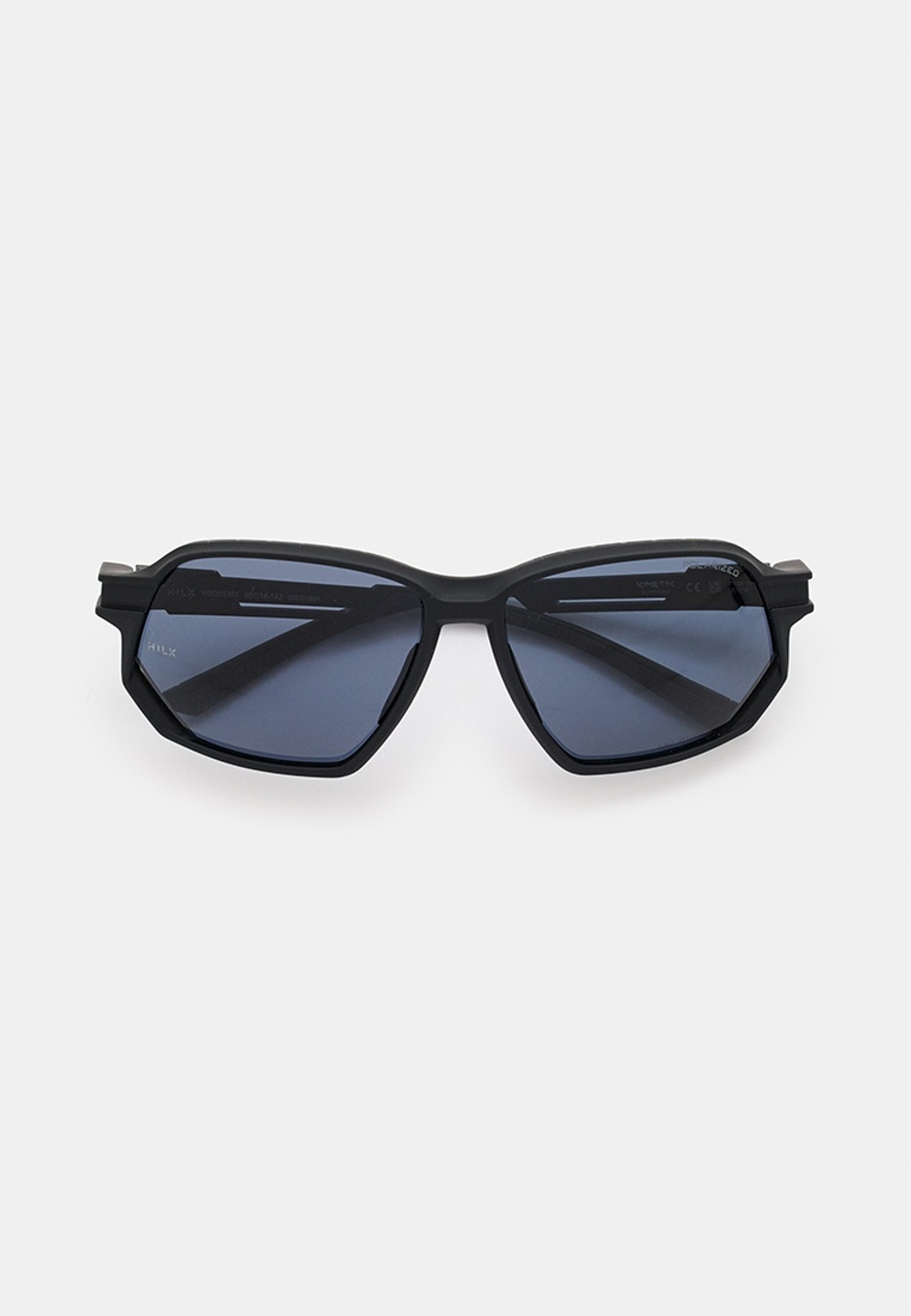 Спортивные очки HILX Syndicate / Matt Solid Black / Black Polarized Lens