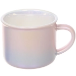 Чайная пара «Северное сияние» (кружка 230мл, блюдце, ложка) розовый