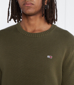 свитер Tommy Jeans - зеленый(DM0DM11856)