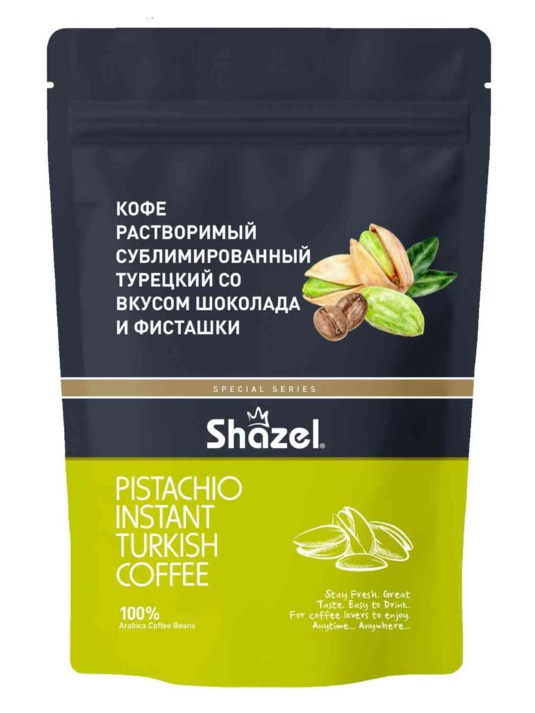 Кофейный напиток Shazel Фисташка 200 г x 4 шт