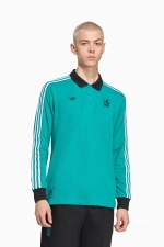 Футболка adidas Liverpool FC 25/26 Terrace Icons Polo - бирюзовый