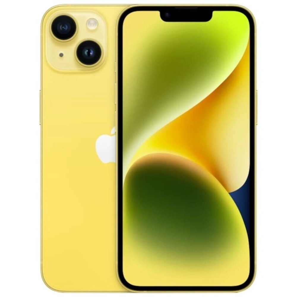 Смартфон Apple iPhone 14 128Гб Жёлтый  (eSIM+SIM) (Без RuStore)