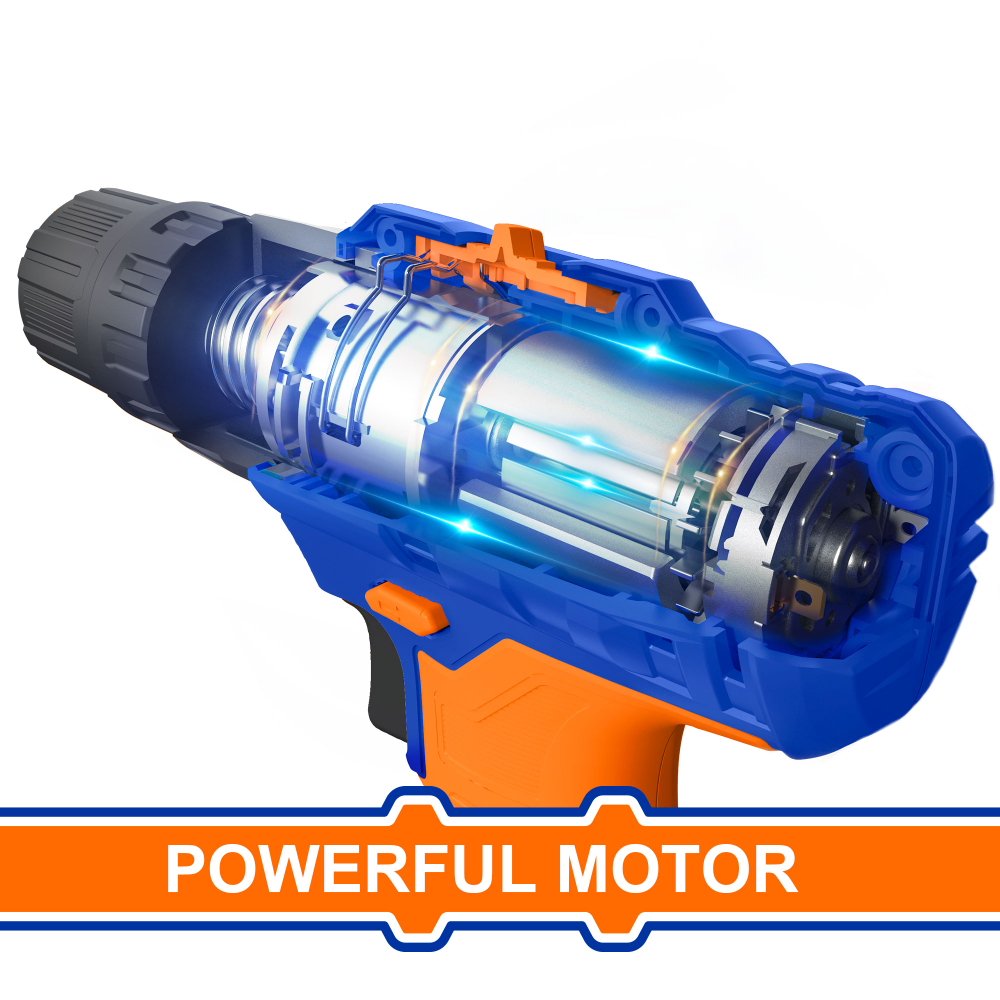 Набор инструмента с шуруповертом WADFOW WDT1B119 119 шт.