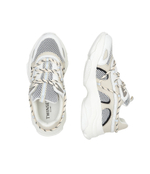 Кожаные кроссовки TWINSET - бежевый(241TCP092)