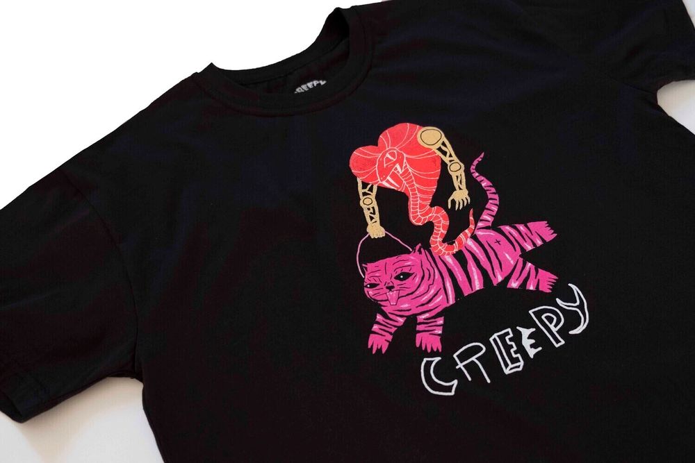 Футболка Creepy Clothing Наездник Черная