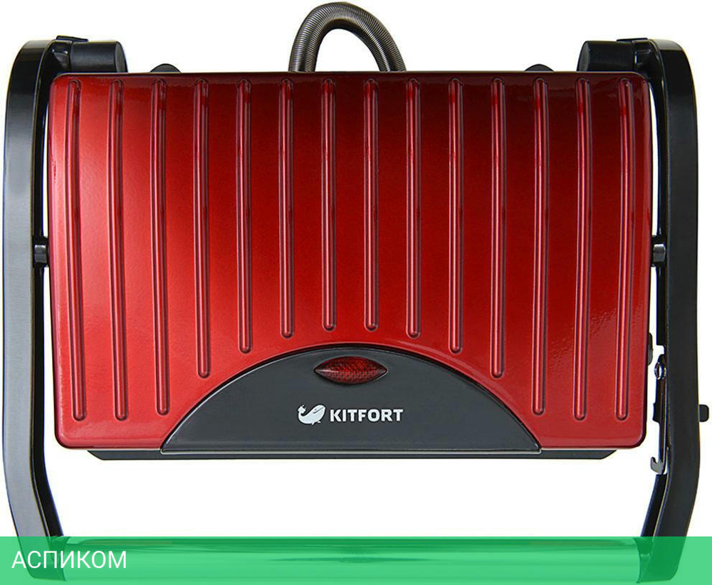 Сэндвичница Kitfort Panini Maker красный/черный (KT-1609)