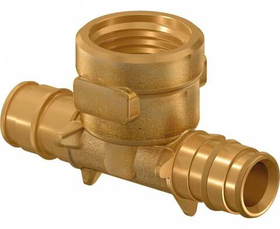 Тройник с внутренней резьбой для труб PE-Xa Usystems 25 х Rp 3/4* х 25, тип 1