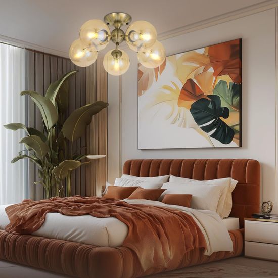 CL102153 Томми Бронза Св-к Люстра