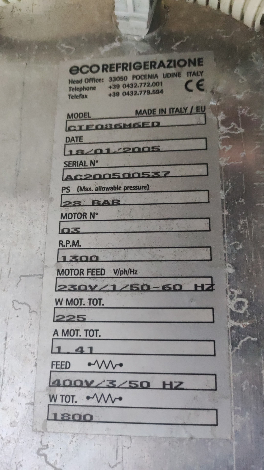 Воздухоохладитель Refrigerazione ctf086m6fd