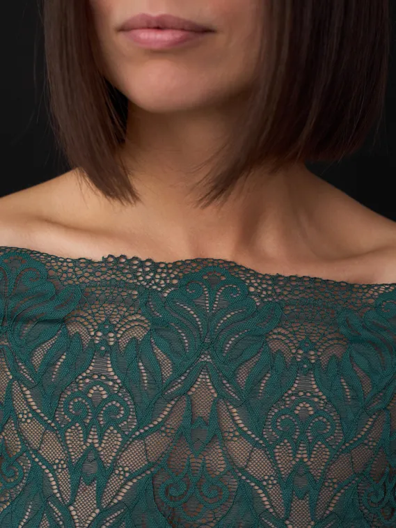 03-294 ОПТ Кружево эластичное 24 см, сосна 1994