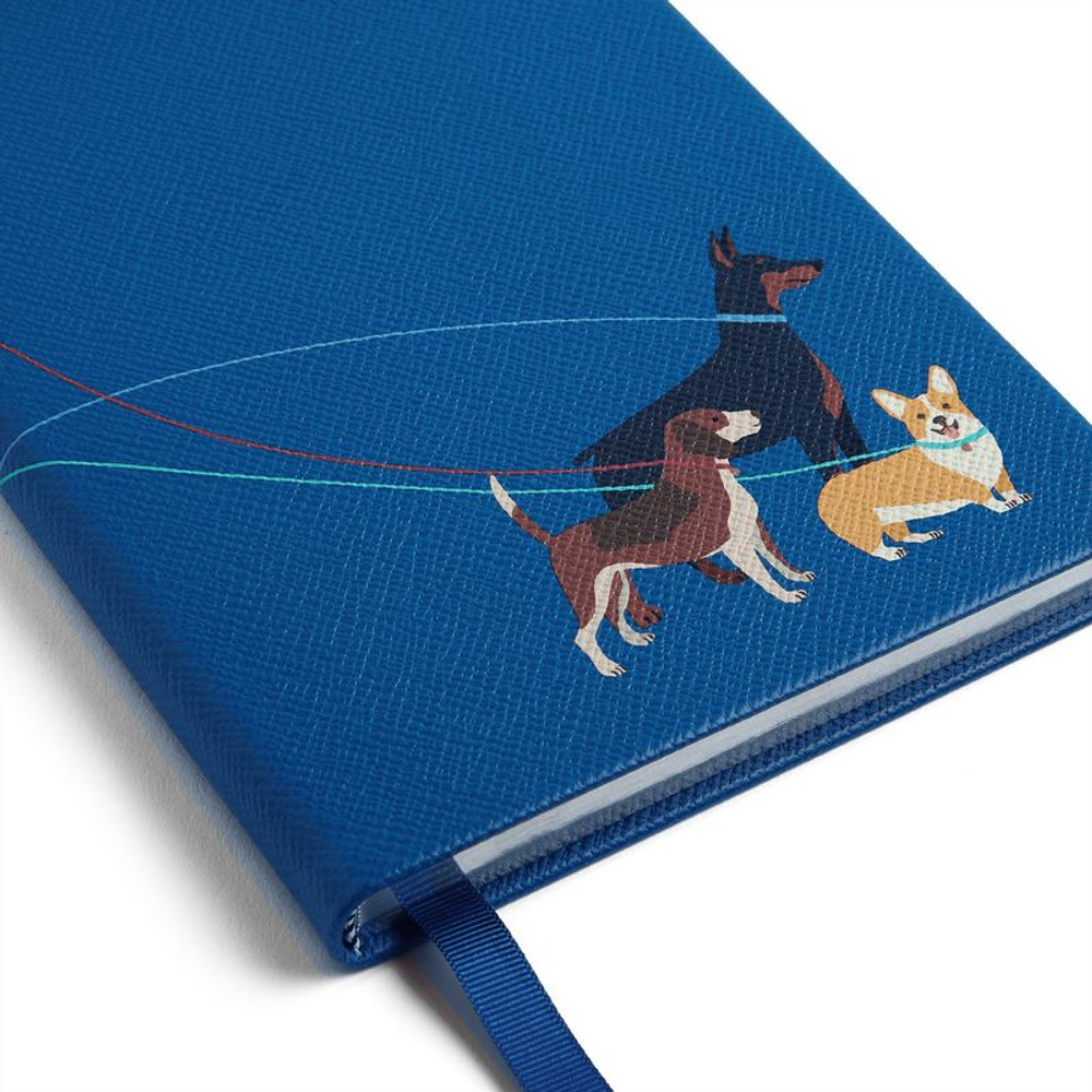 Smythson Записная книжка Dogs Soho Notebook in Panama