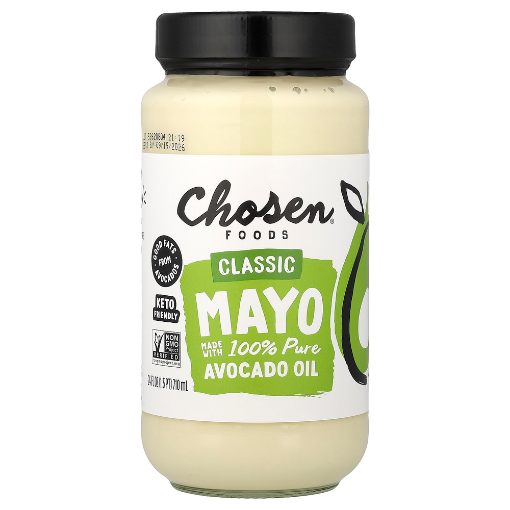 Chosen Foods, Classic Mayo, 24 fl oz (710 ml)