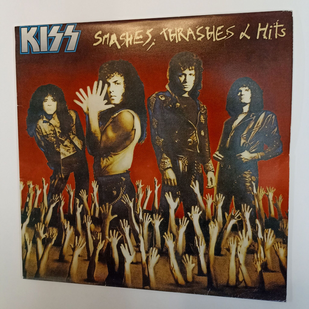 Винтажная виниловая пластинка LP Kiss Smashes, Thrashes and Hits (Югославия 1989)