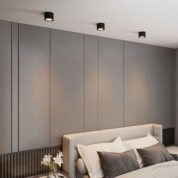 Светильник потолочный светодиодный 6W 3000K черный матовый DLR026 Elektrostandard