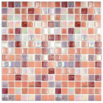 Мозаика стеклянная Flamingo/Фламинго (20х20) 327х327х4 мм