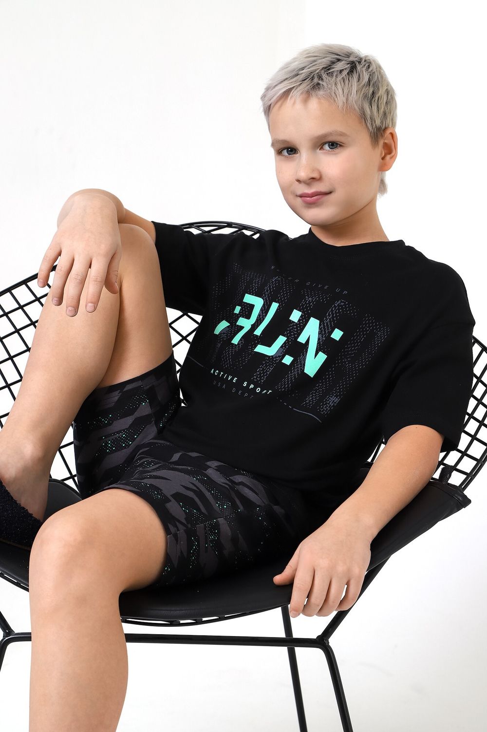 Костюм для мальчика Галилео-2 Виотекс ЧЁРНЫЙ