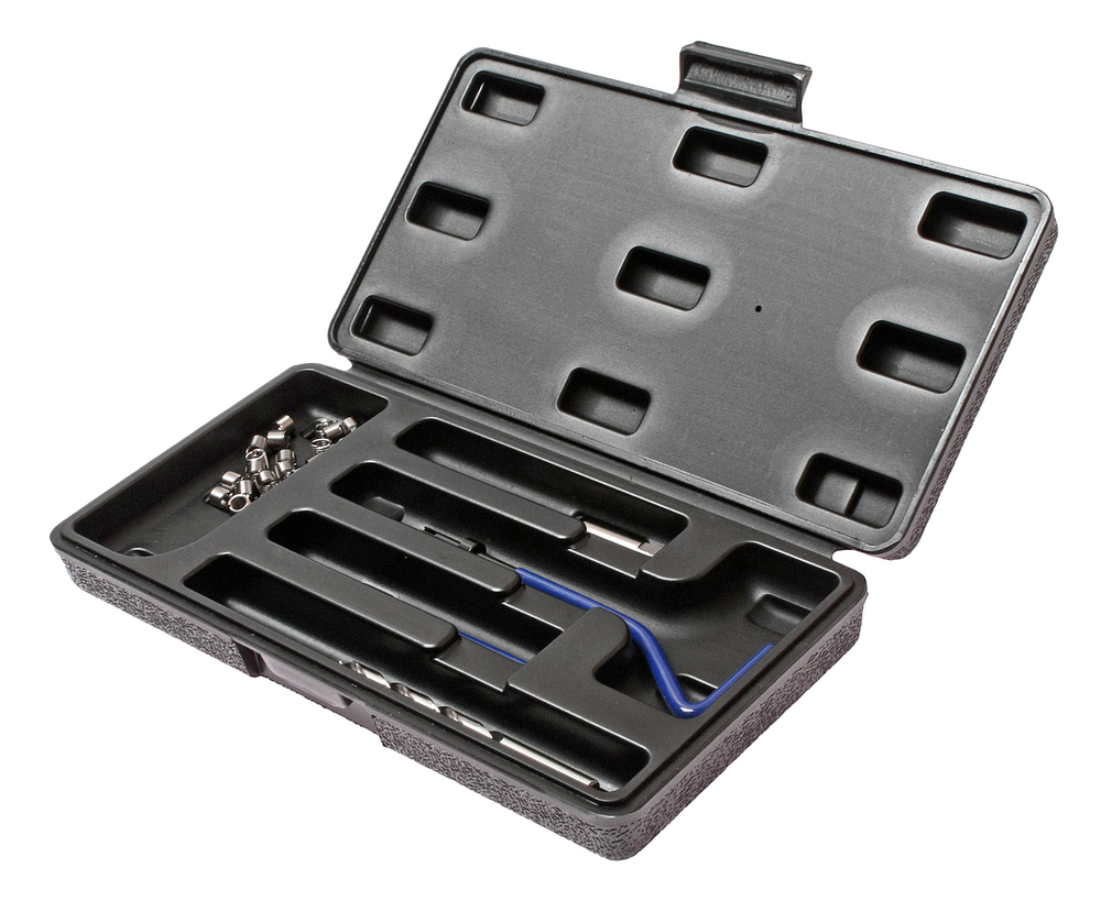 Набор инструментов и вставок для восстановления резьбы М6х1.0мм L=8.0мм 24 предмета JTC