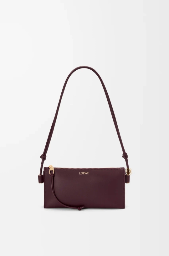 Loewe Сумка Joya из телячьей кожи наппа, бургунди