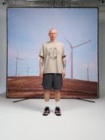Футболка Nothomme Monterest Loose Fit Hiking T-Shirt "Milk Cofee Brown"