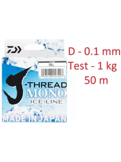 Леска J-THREAD MONO ICE LINE 50m