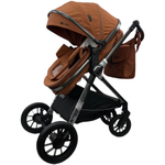 Коляска трансформер 3в1 с перекидной ручкой Luxmom A4 /бежевая