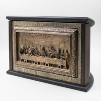 Урна для праха «Тайная Вечеря» шпон венге