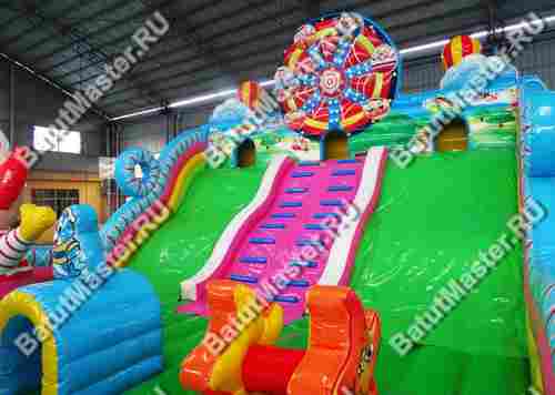 Коммерческий надувной батут "Парк развлечений" 12*8*6,5 м