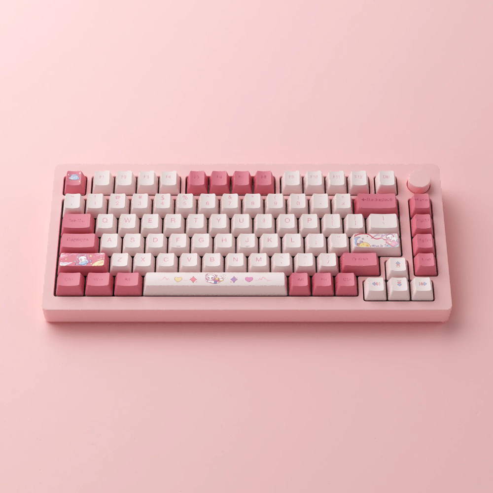 Monsgeek M1W, Haze Pink, Switch Fairy Silent