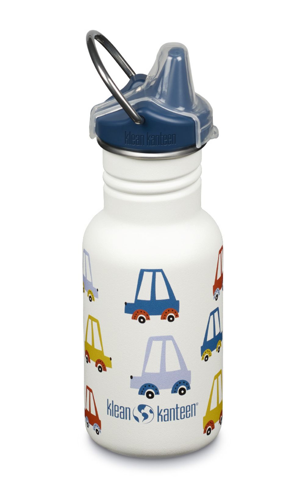 Детская бутылка Klean Kanteen Kid Classic Narrow Sippy 12oz (355 мл) Cars