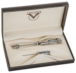 Перьевая ручка Visconti Опера Демо Кристалл прозр см перо стал хром 18 F (Vs-651-00F)