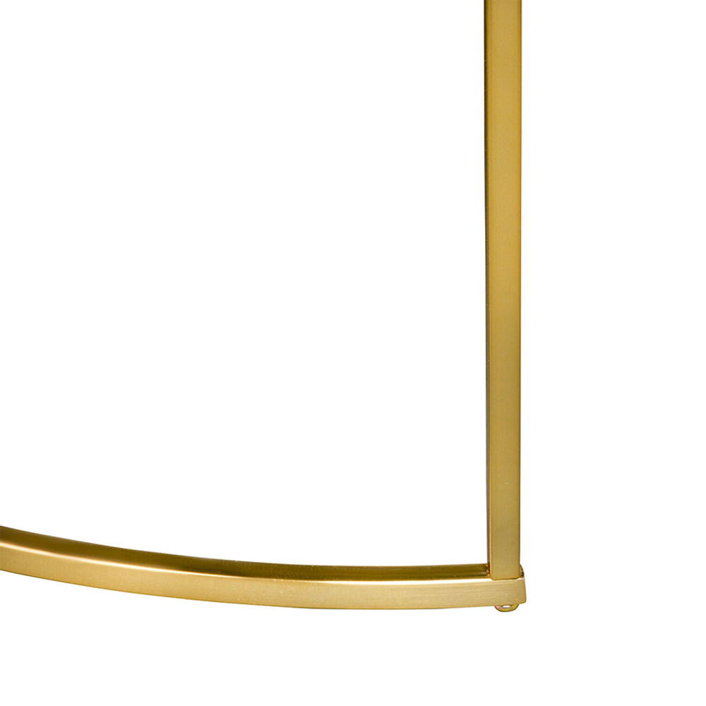 Набор из 2-х журнальных столиков hans, D60 см и D80 см, черный мрамор