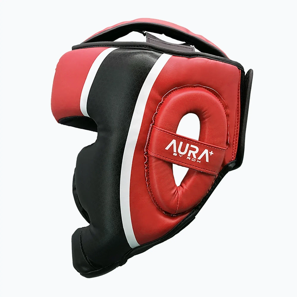 Боксёрский шлем RDX Head Guard Aura Plus T-17 red