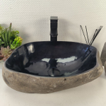 Раковина из речного камня RS-65431 45*34*15 0856