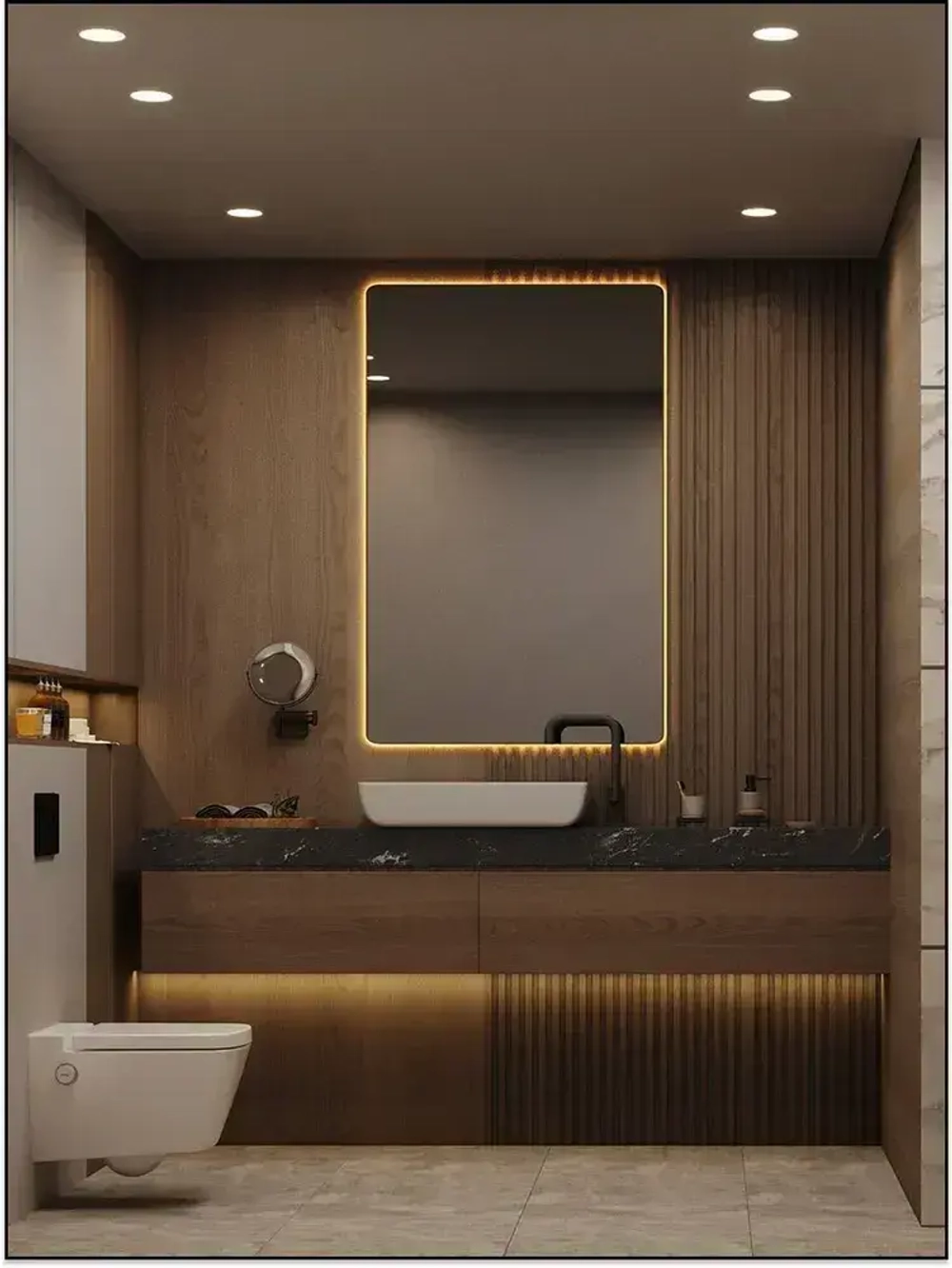 встраиваемый светильник потолочный светодиодный bh53 белый, в комплекте лампа gx53 4000К