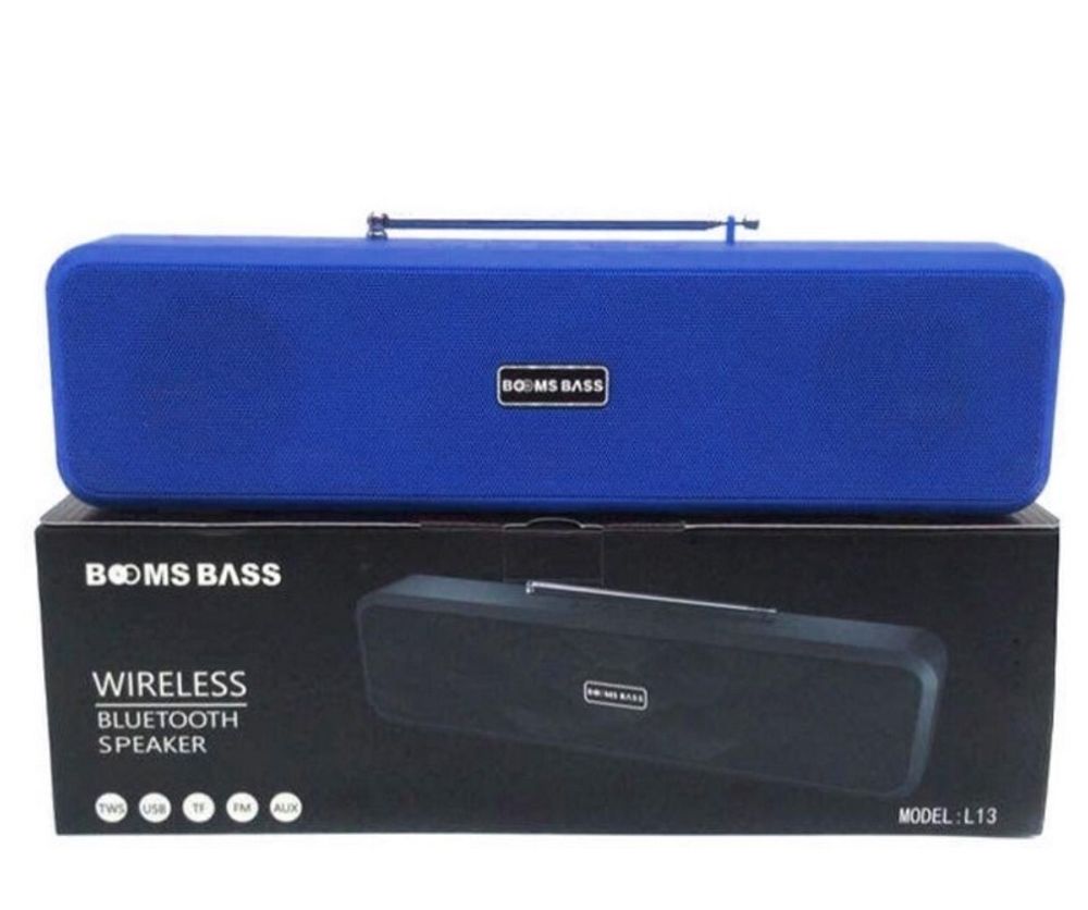 Колонка - Bluetooth Boom Bass L13 (синий)