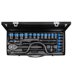 Набор инструментов 24пр. 6гр 1/2''(8-32мм) в металл.кейсе SIGMATOOL Sigmatool-4245-5MPB