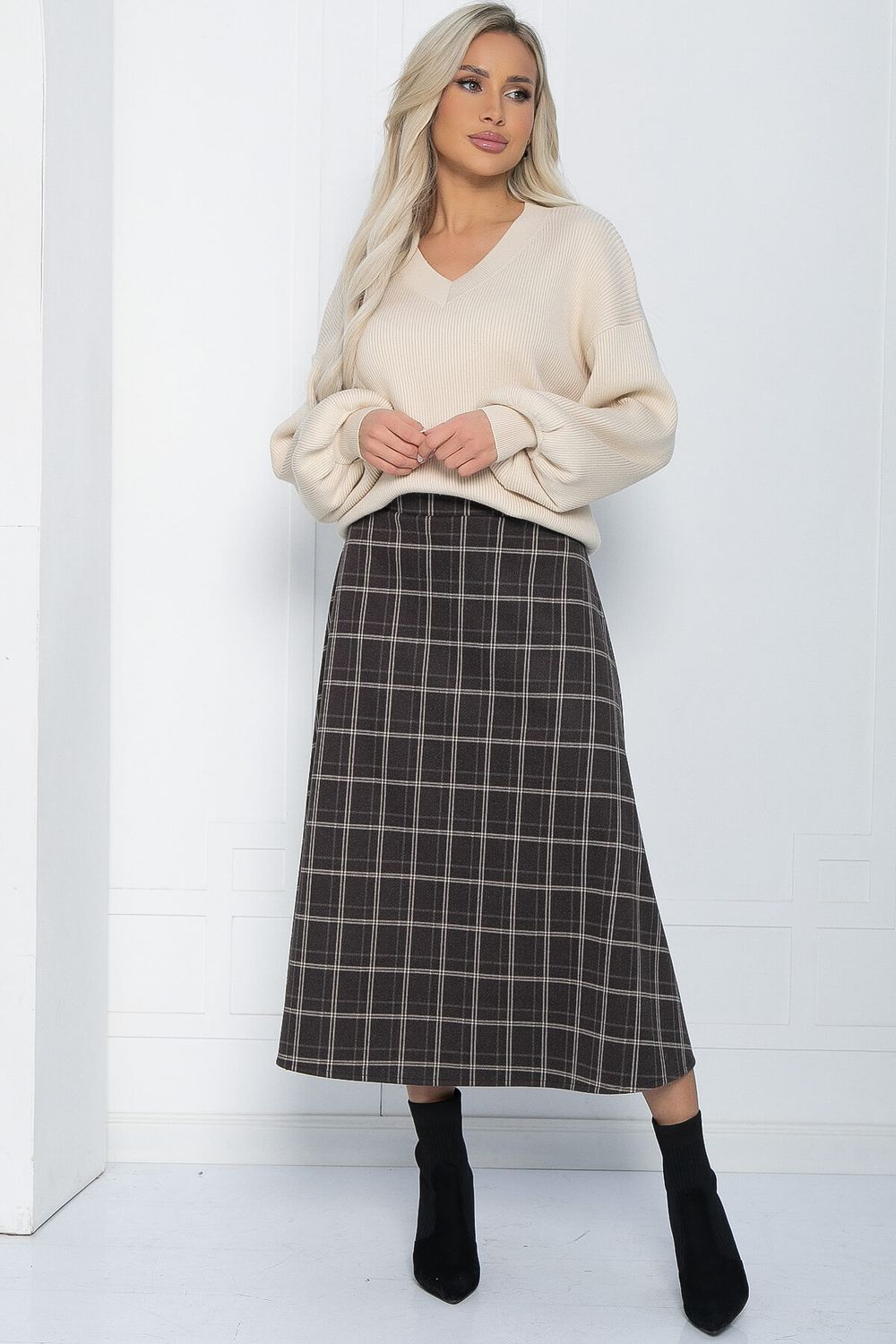 Юбка Дакота (шоколад) Ю12160 LT Collection