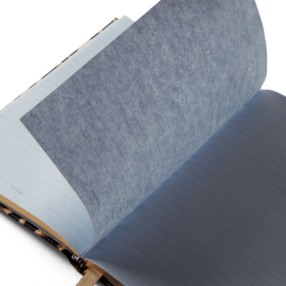 Smythson Блокнот Soho Notebook in Panama Stars Navy