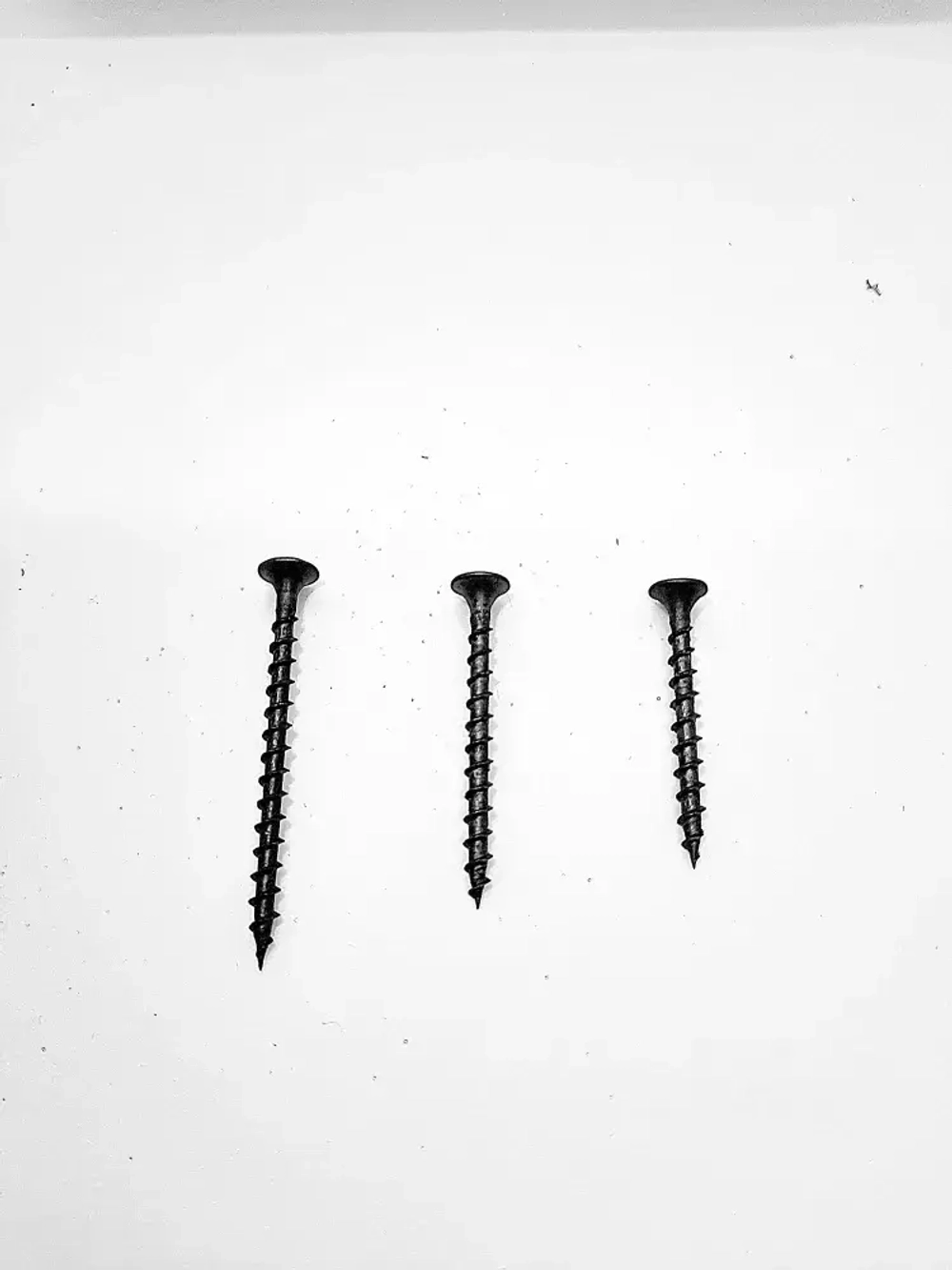 Саморезы по дереву 32, 40, 50мм набор по 50штук черные #3