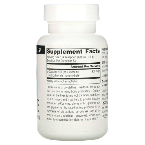 Source Naturals, L-цистеин, 100 г (3,53 унции)