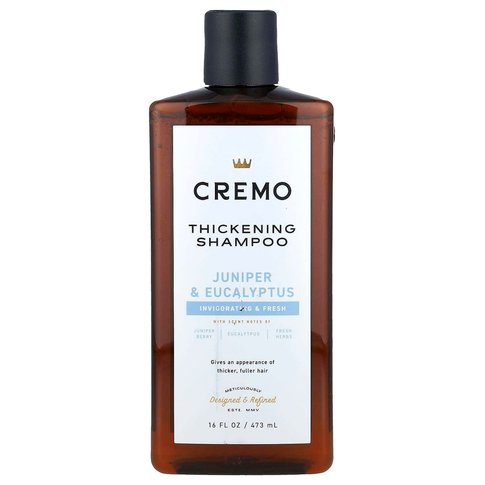 Cremo, шампунь для густоты волос, можжевельник и эвкалипт, 473 мл (16 жидк. унций)