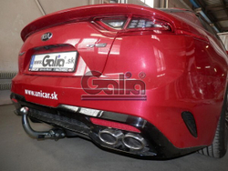 Фаркоп оцинкованный Galia K045A для Kia Stinger 2017-(паспорт и сертификат в комплекте)(без электрики)