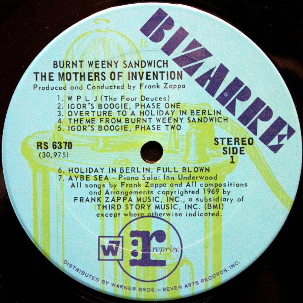 The Mothers Of Invention / Burnt Weeny Sandwich (LP)