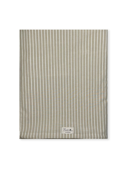 Пододеяльник на молнии Полоска бежевая вареный хлопок RinaAmari Размер 110*140