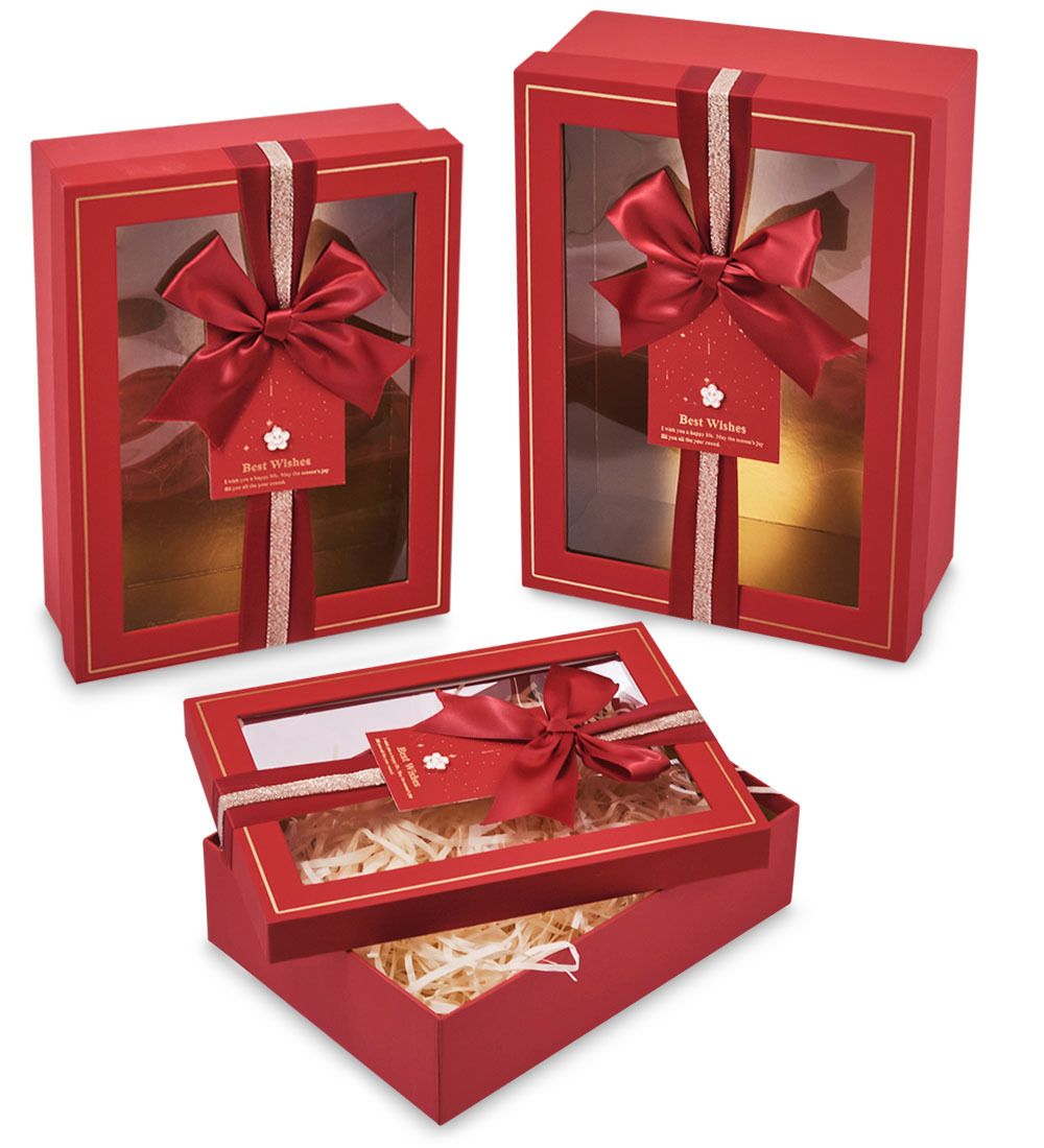 WF-170 Набор коробок из 3 шт, красный