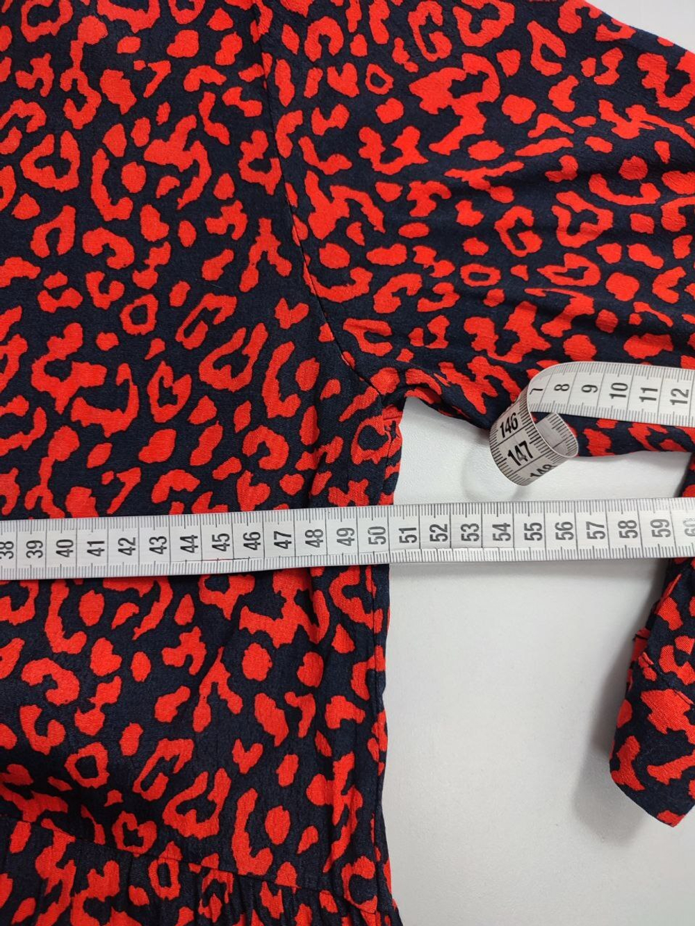 Платье макси с принтом 48 размер