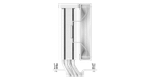 Вентилятор для процессора Ocypus Delta A40 WH ARGB TDP 220W 4-pin 1851/1700/1200/115X/AM5/AM4 Белый