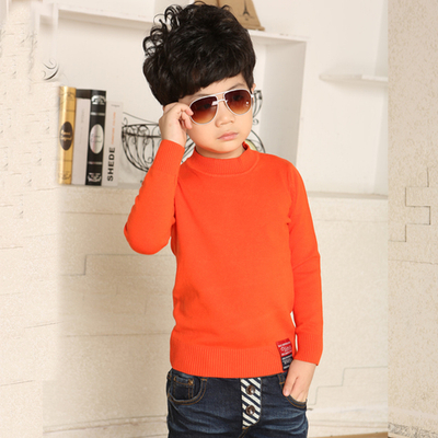 Джемпер детский однотонный с лейблом