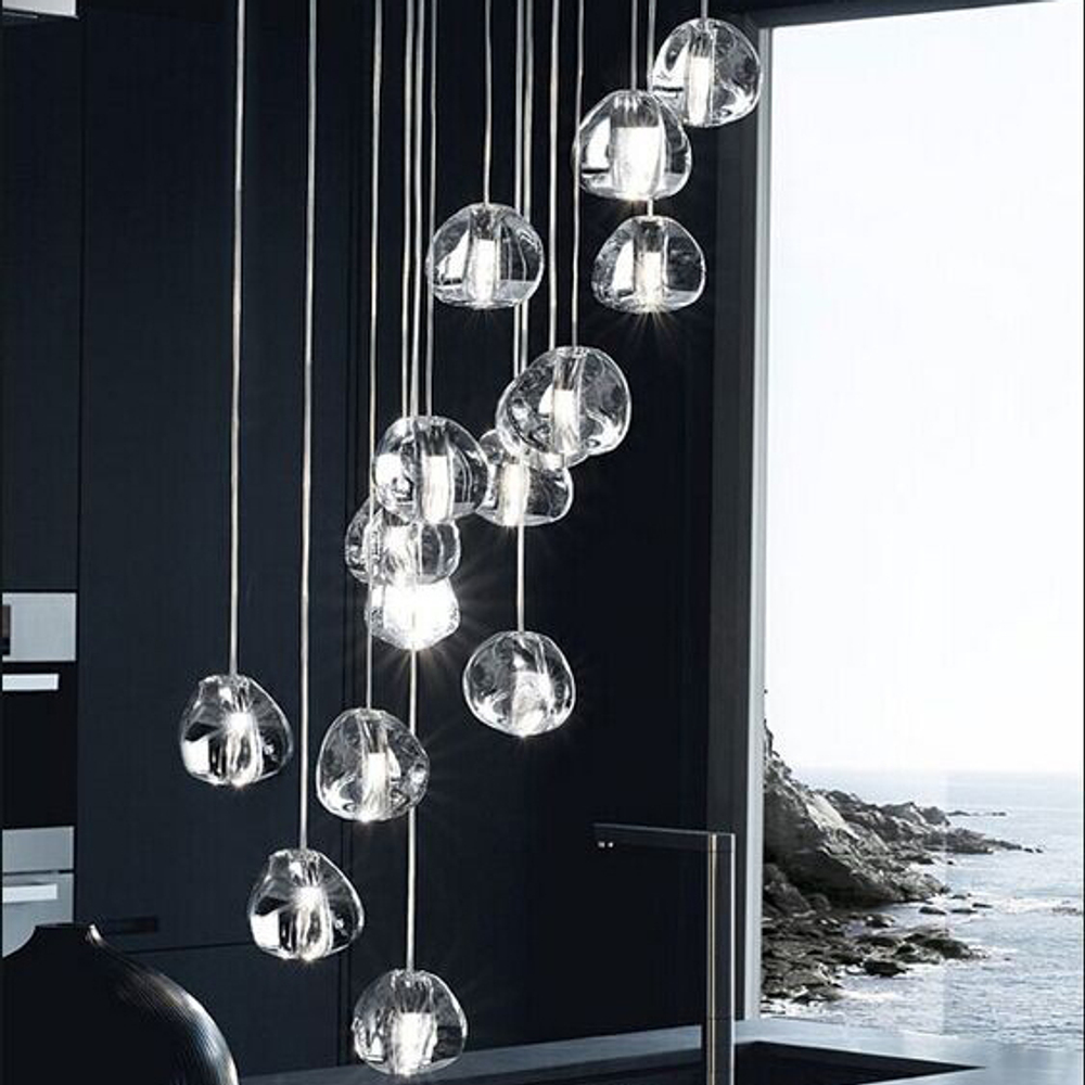 Pendant design lamp   Mizu by Terzani (7 suspension)
